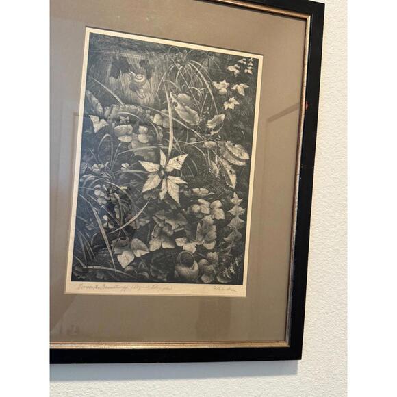Vintage Wilhelm Heise Original Lithograph Nächtliche Blumenstücke Botanical 1925 - Picture 6 of 9